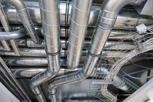 Commercial Ducts in Ceiling
