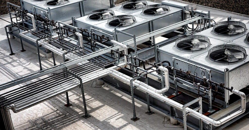 Commercial HVAC System and Ducts