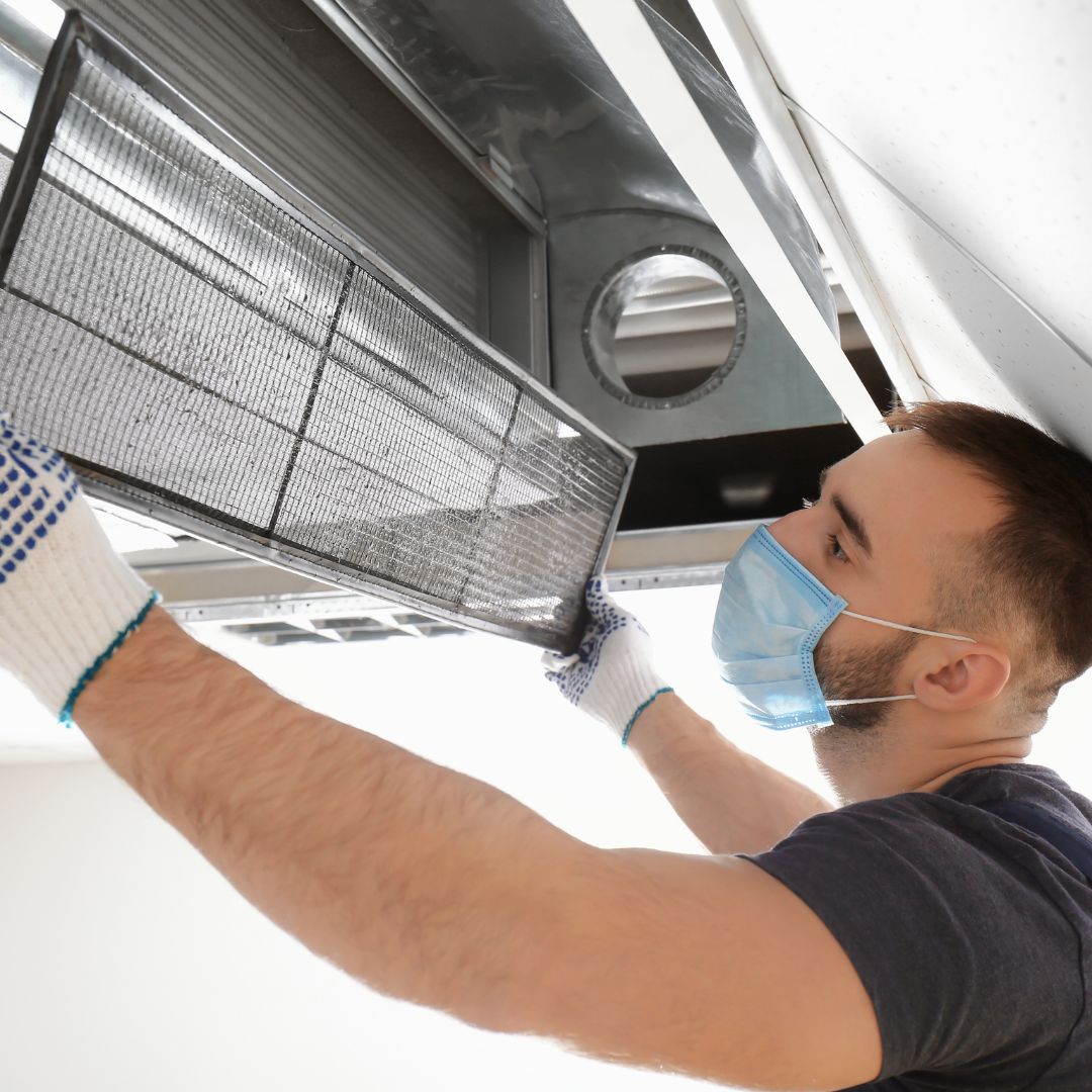 removing commercial air vent